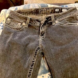 Miss Me jeans black/grey color. Great condition.
